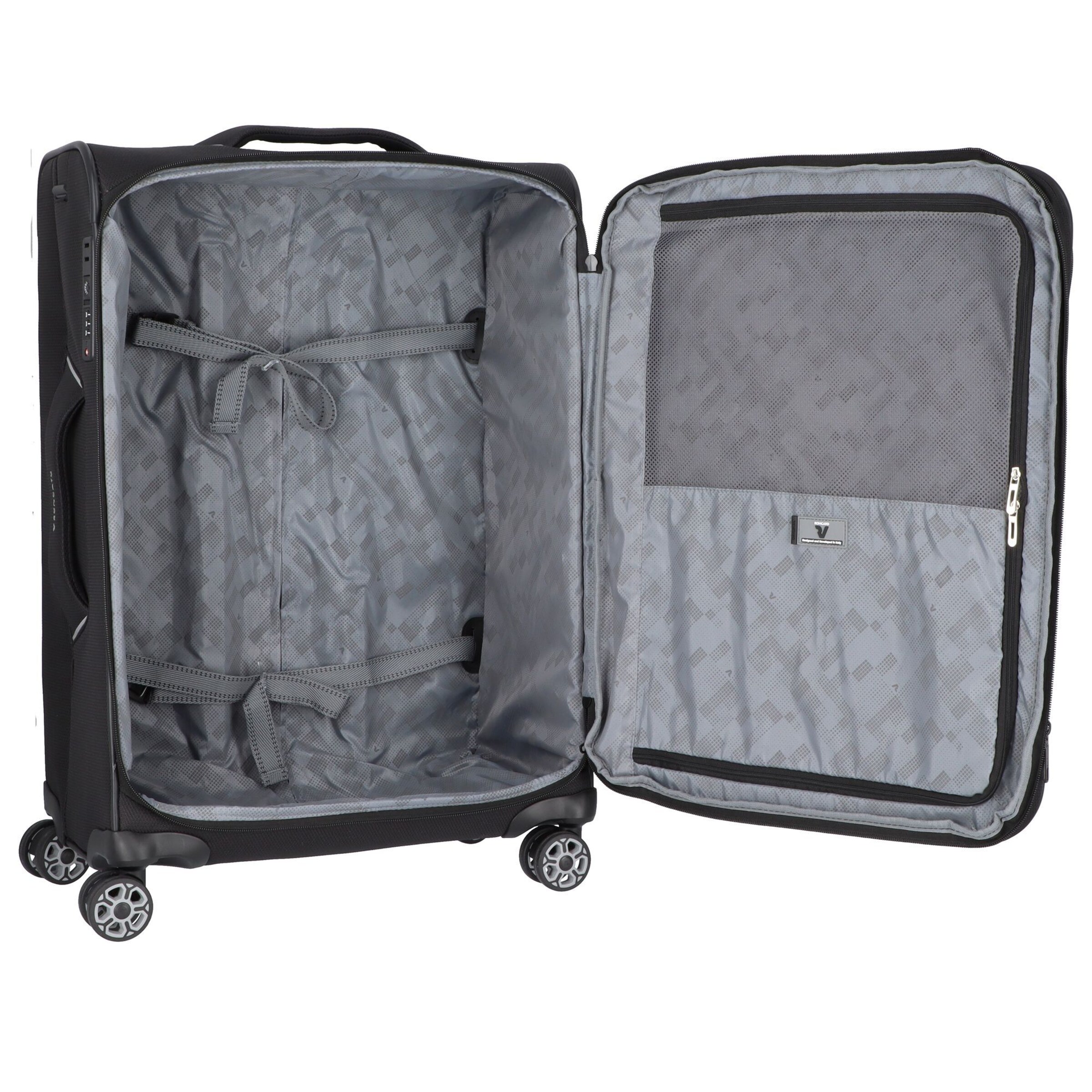 Roncato Suitcase Set 'Ironik 2.0' in Black