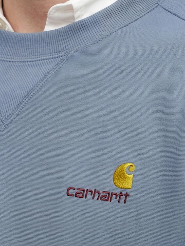 Felpa 'American Script' di Carhartt WIP in blu