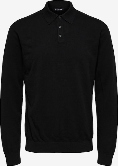 SELECTED HOMME Pull-over 'Berg' en noir, Vue avec produit