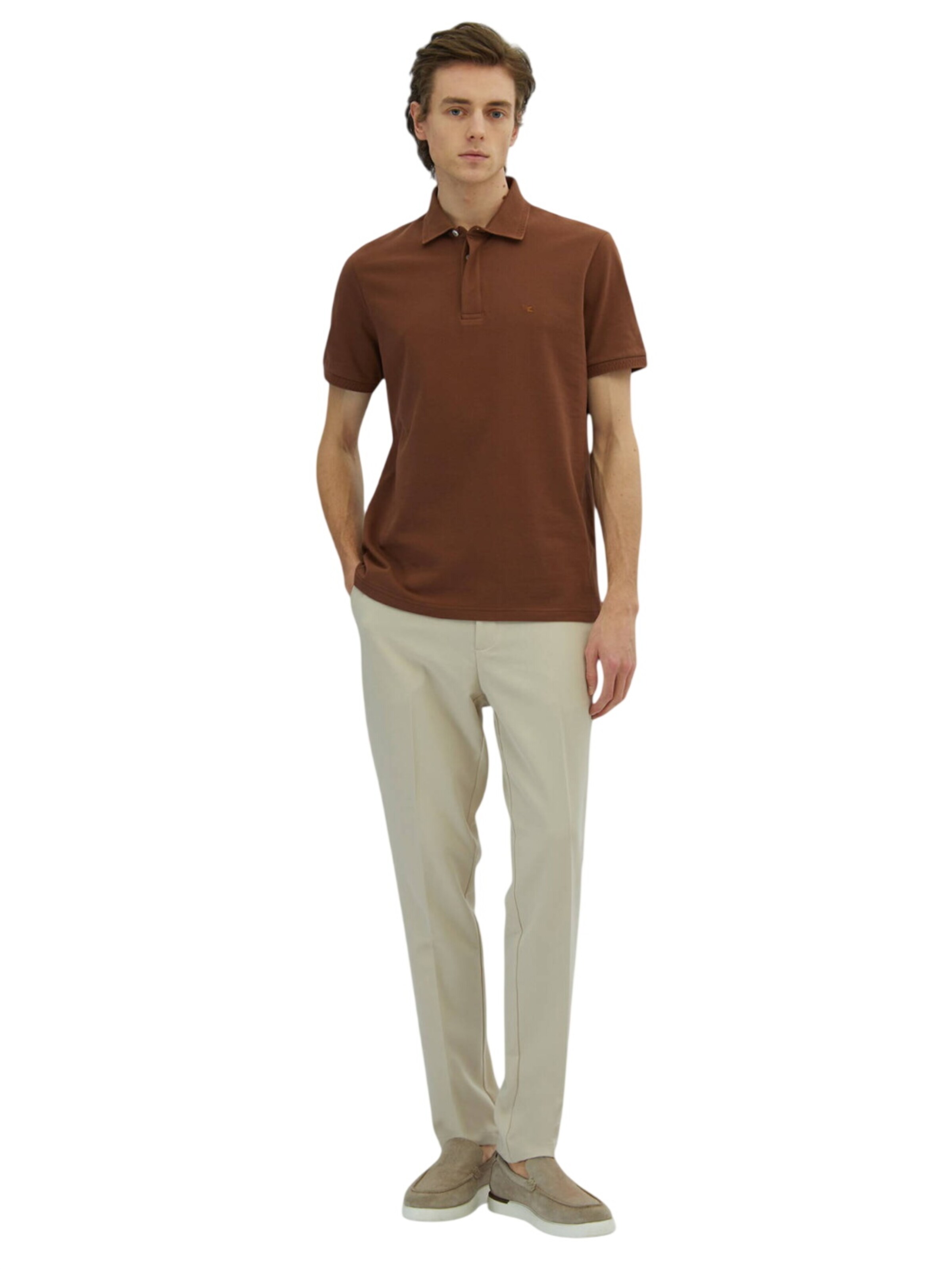 KİP Poloshirt in Braun