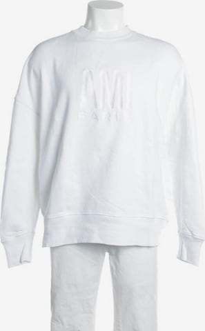 Ami Paris Sweatshirt & Zip-Up Hoodie in S in White: front