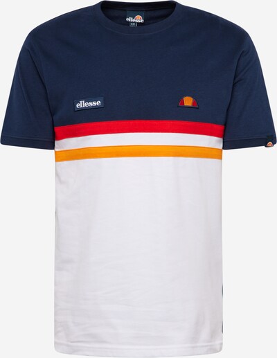 ELLESSE T-Shirt 'Venire' in navy / orange / rot / weiß, Produktansicht