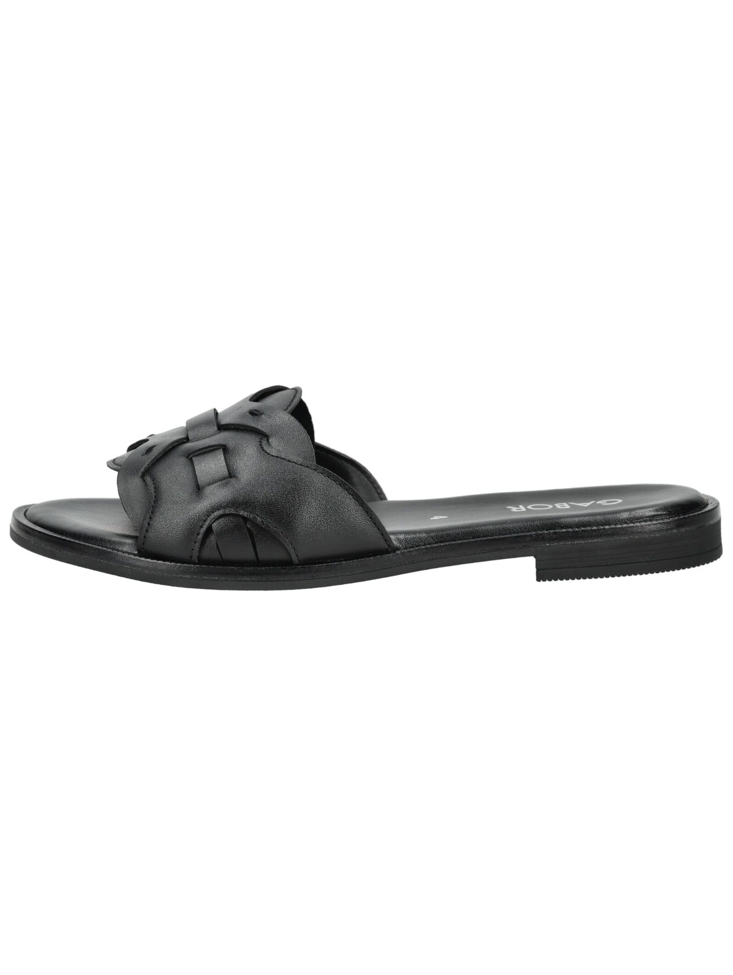 GABOR Pantolette in Schwarz