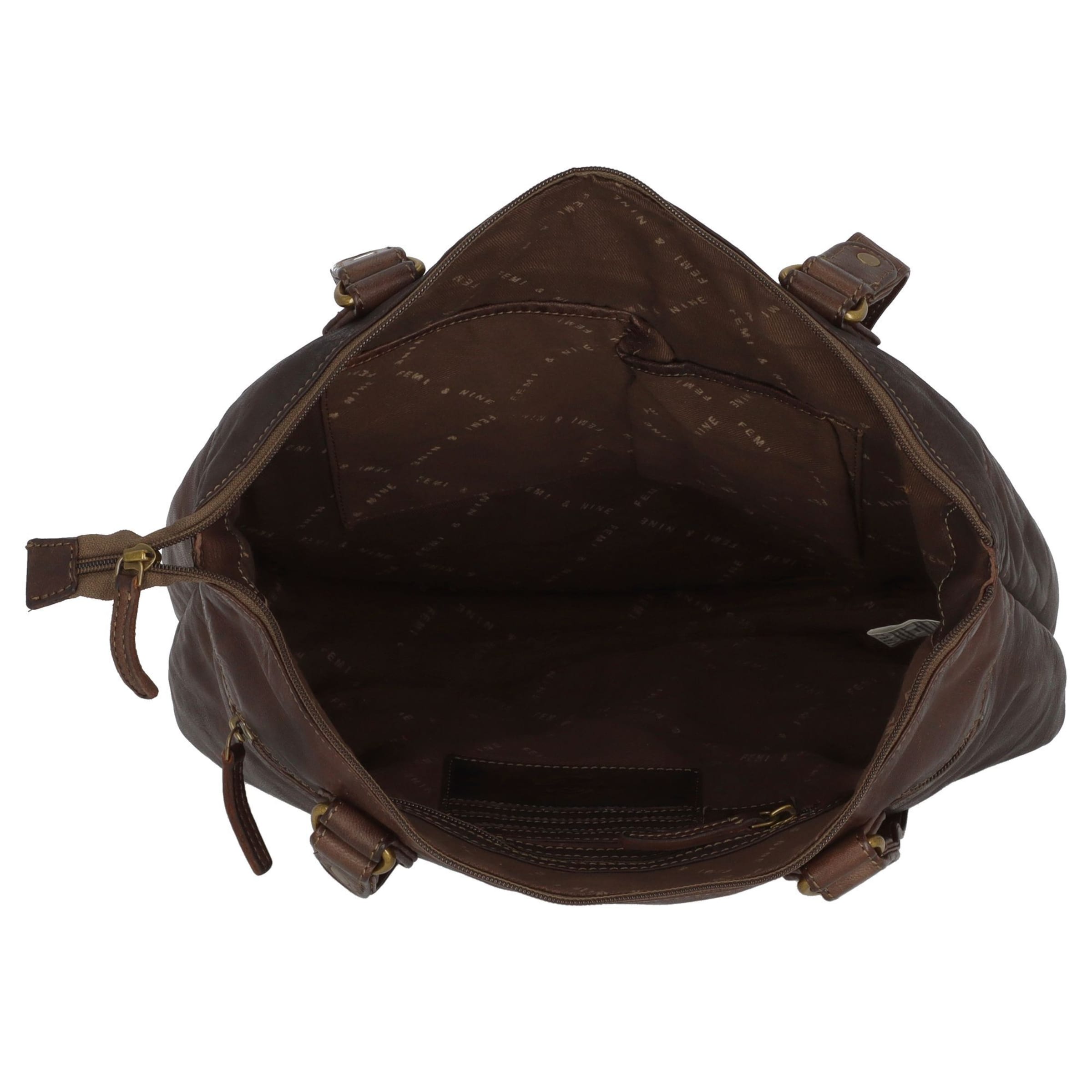 Greenland Nature Shoulder bag 'Femi & Nine' in Brown