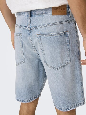 Only & Sons Regular Jeans 'ONSEdge' in Blauw