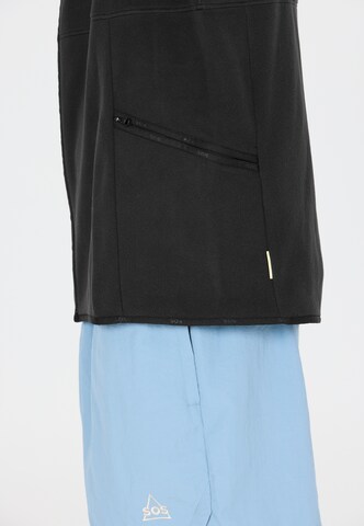 SOS Fleecejacke 'Hakuba' in Schwarz