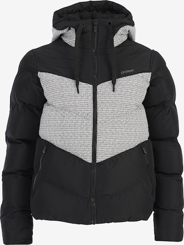 PROTEST Sportjacke 'PRTBARLEY' in Schwarz: Vorderseite