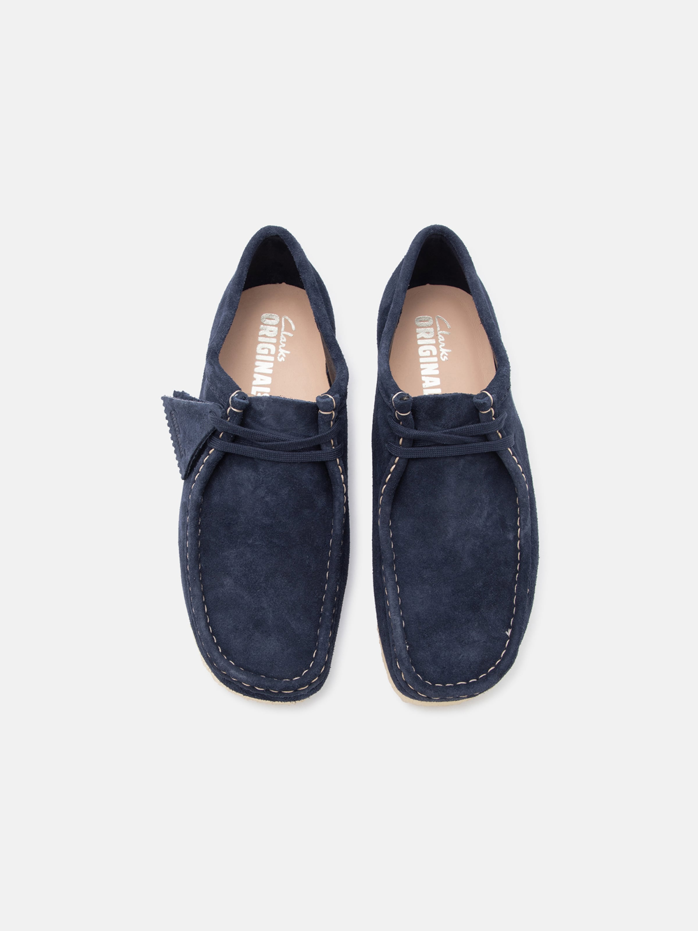 Clarks Originals Moccasins 'Wallabee' in Navy | ABOUT YOU