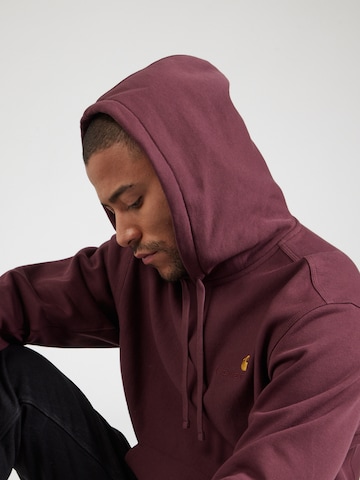 Sweat-shirt 'American Script' Carhartt WIP en rouge