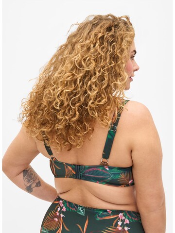 Invisible Hauts de bikini Swim by Zizzi en vert