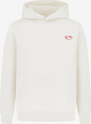 Smilodox Sweatshirt 'Riva' in Beige: Vorderseite