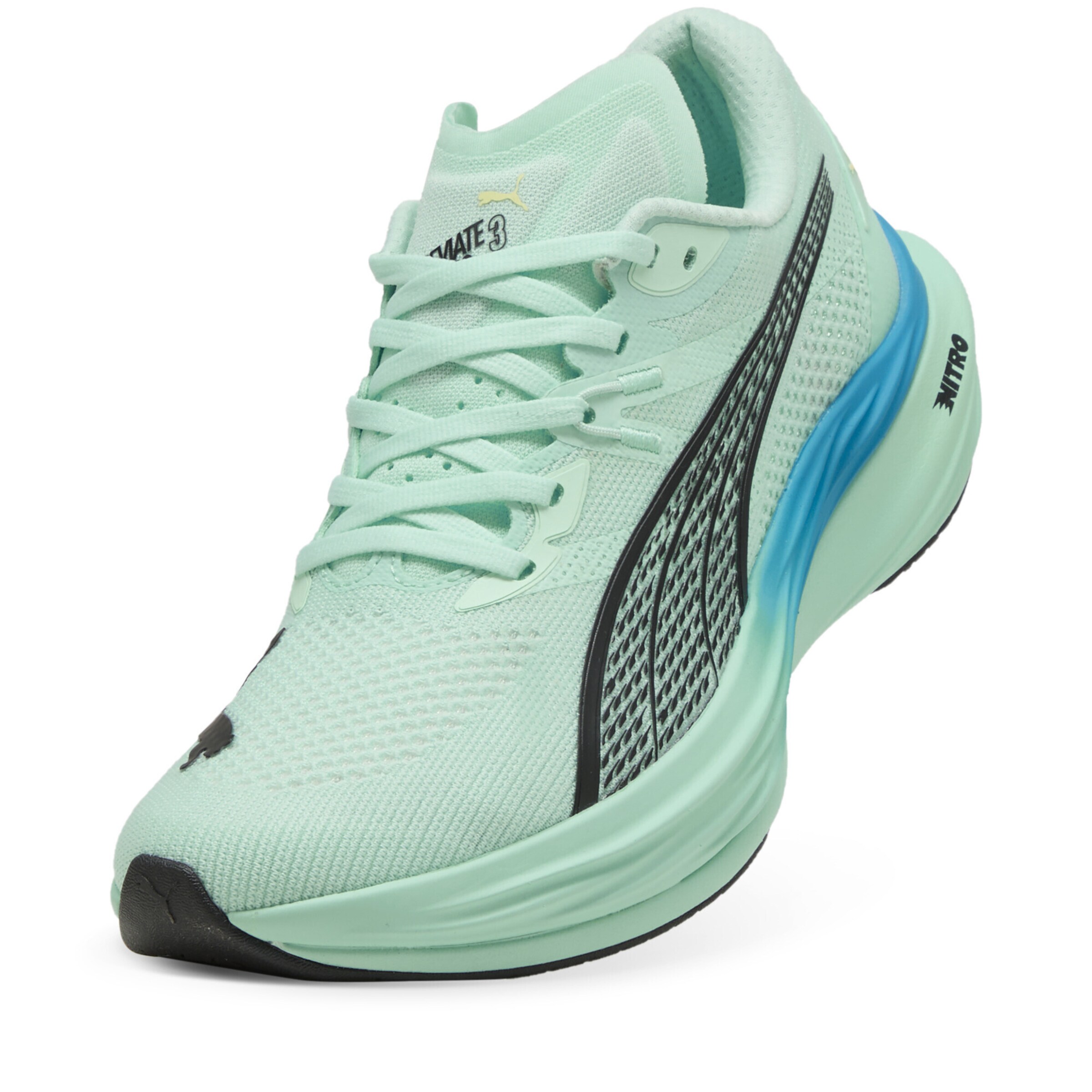 Chaussure de course 'Deviate Nitro™ 3' PUMA en vert