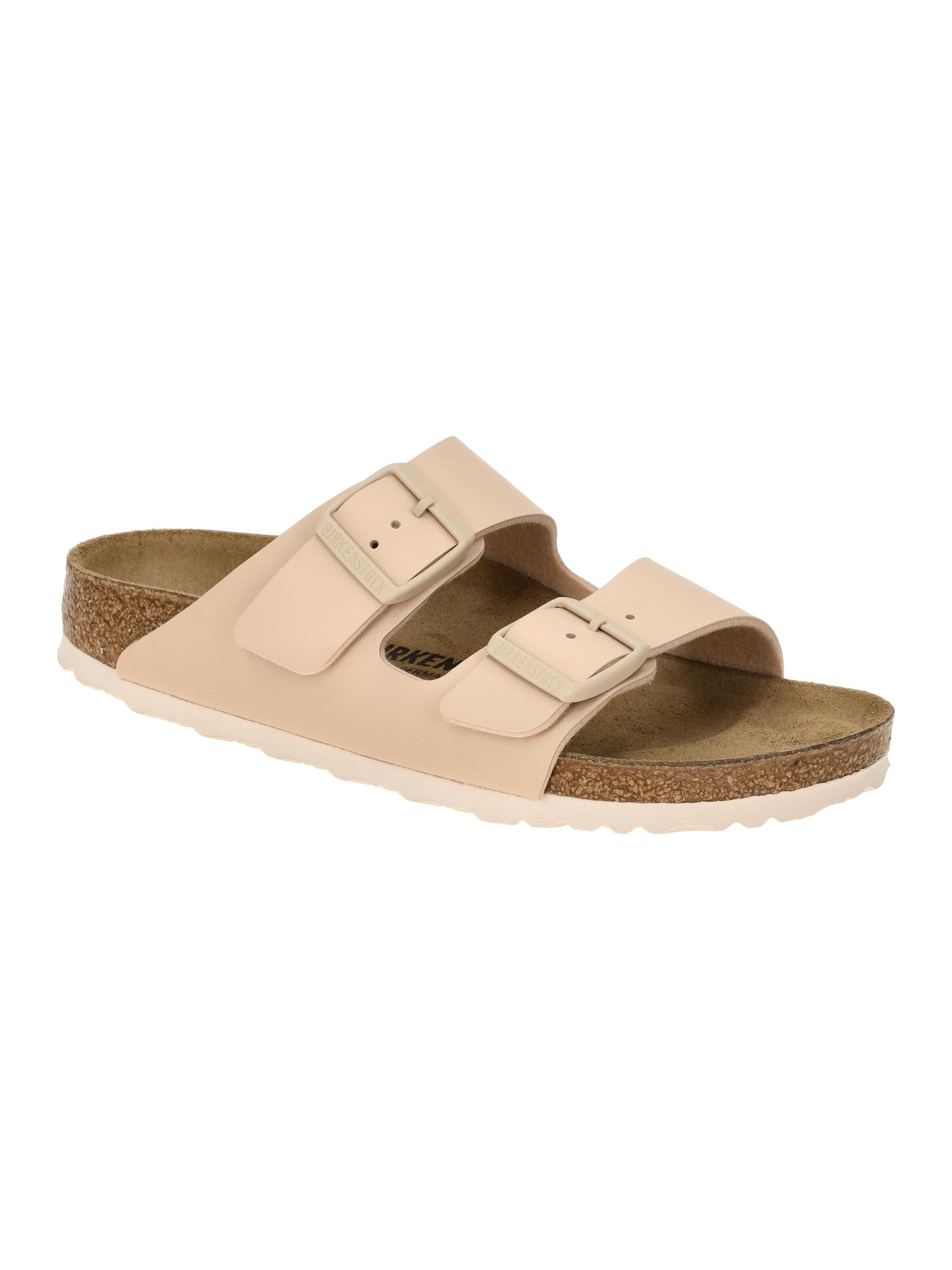 BIRKENSTOCK - Sandalias en beige: frente