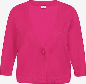 ze-ze Gebreid vest 'Kira 566' in Roze: voorkant