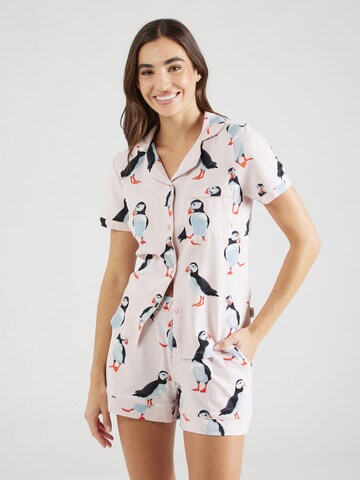 Chelsea Peers Korte pyjama in Roze: voorkant