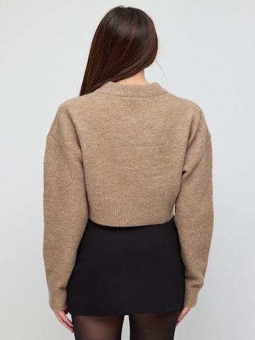 No Matter What Pullover in Braun