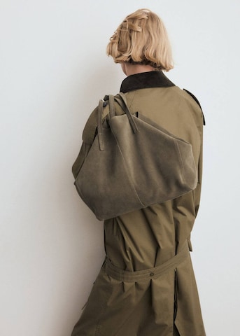 MANGO Shopper 'Bassi' in Green