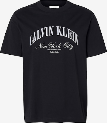 Calvin Klein Jeans Póló - fekete: elől