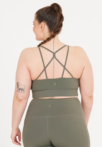 Q by Endurance Medium Support Sports bra 'Thalia' in Grey