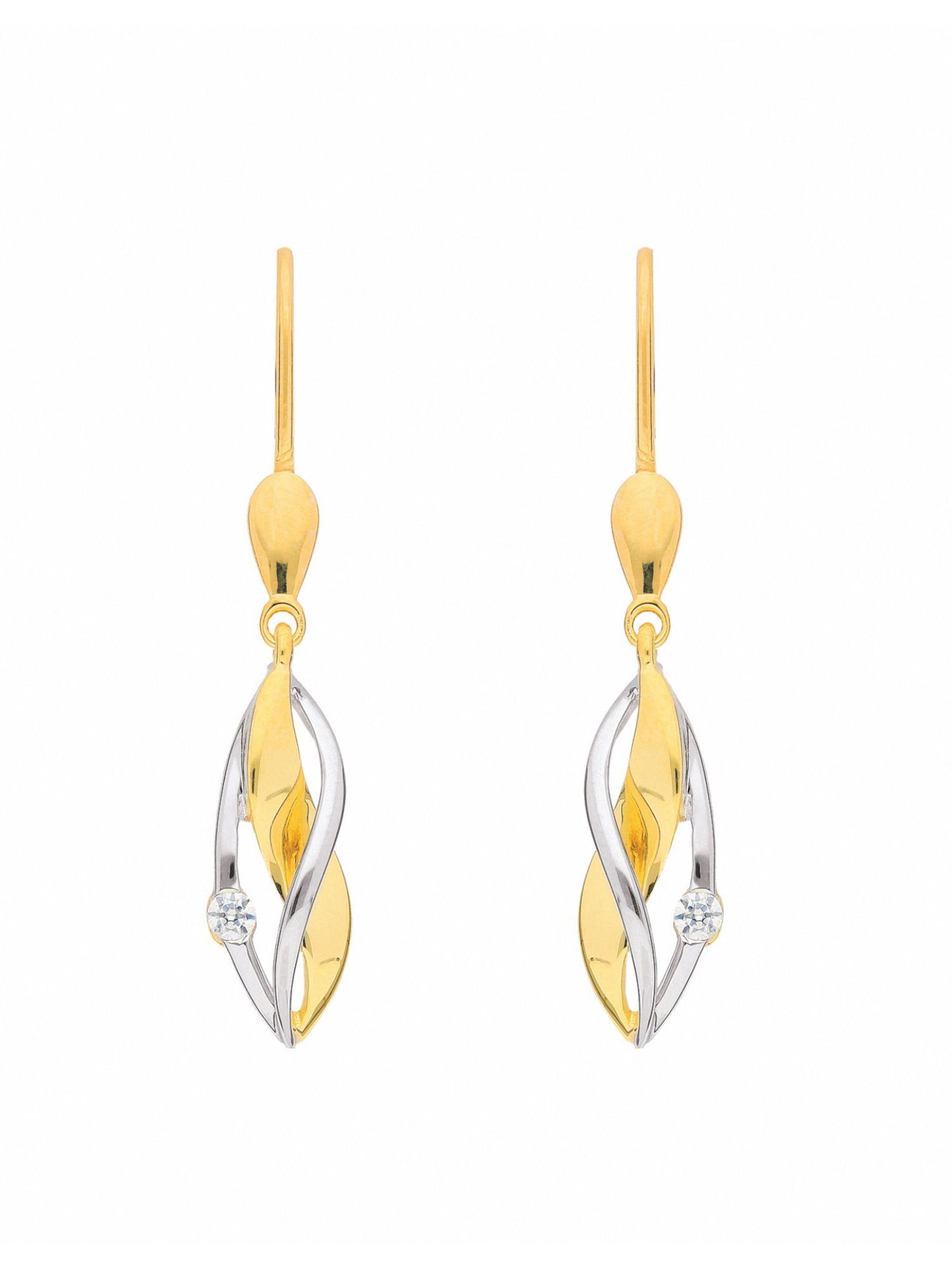 Adelia´s Ohrringe in Gold: Vorderseite