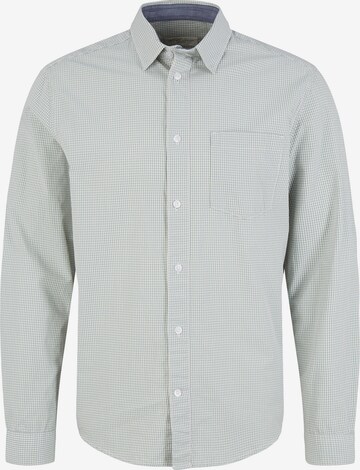 TOM TAILOR Button Up Shirt in Blue: front