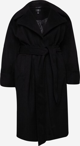 Manteau mi-saison River Island Plus en noir : devant