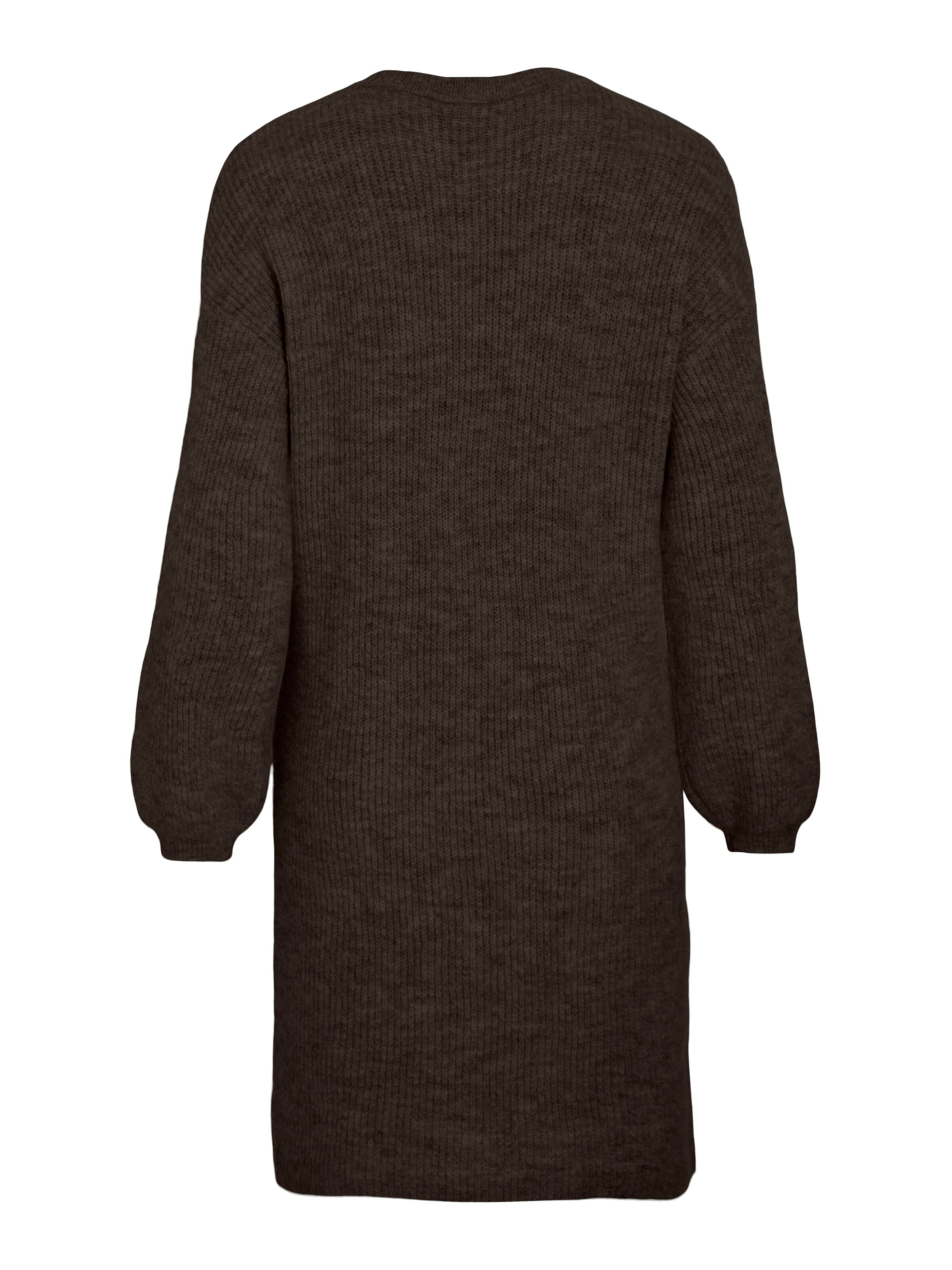 VILA Gebreide jurk 'VIRETTA' in Bruin