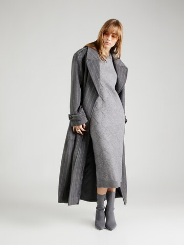 OBJECT - Vestido de punto 'TAU' en gris