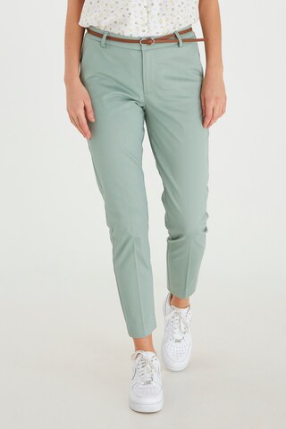 b.young - Slimfit Pantalón chino 'Days' en verde: frente
