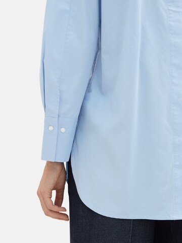 TOM TAILOR Blouse in Blue