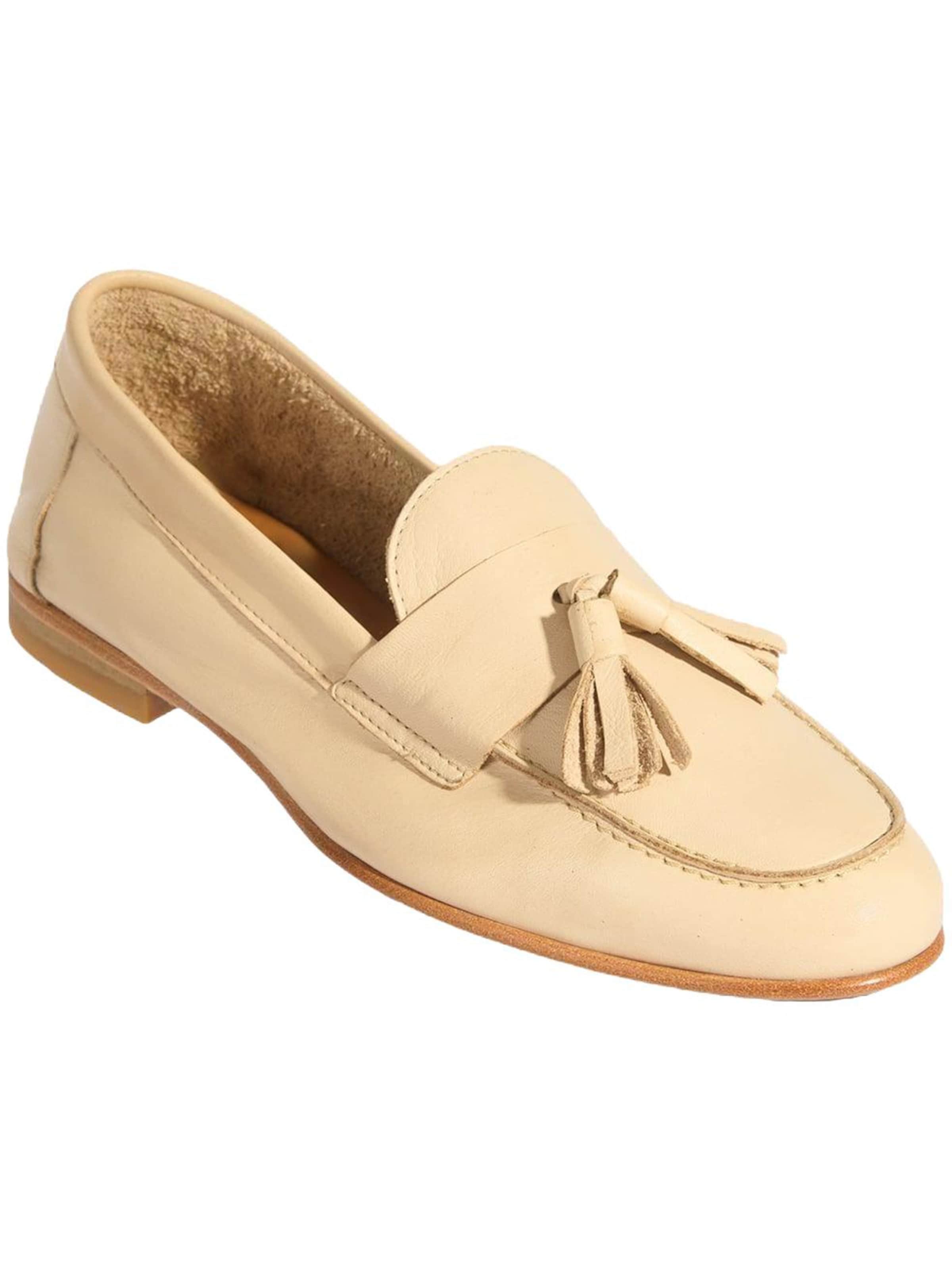Desa - Mocasines 'Slip-Ons' en beige