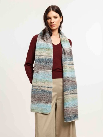 LOEVENICH Schal in Blau: Vorderseite