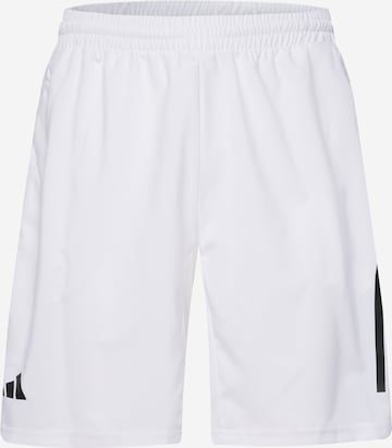 Regular Pantalon de sport 'Club 3-Stripes ' ADIDAS PERFORMANCE en blanc : devant