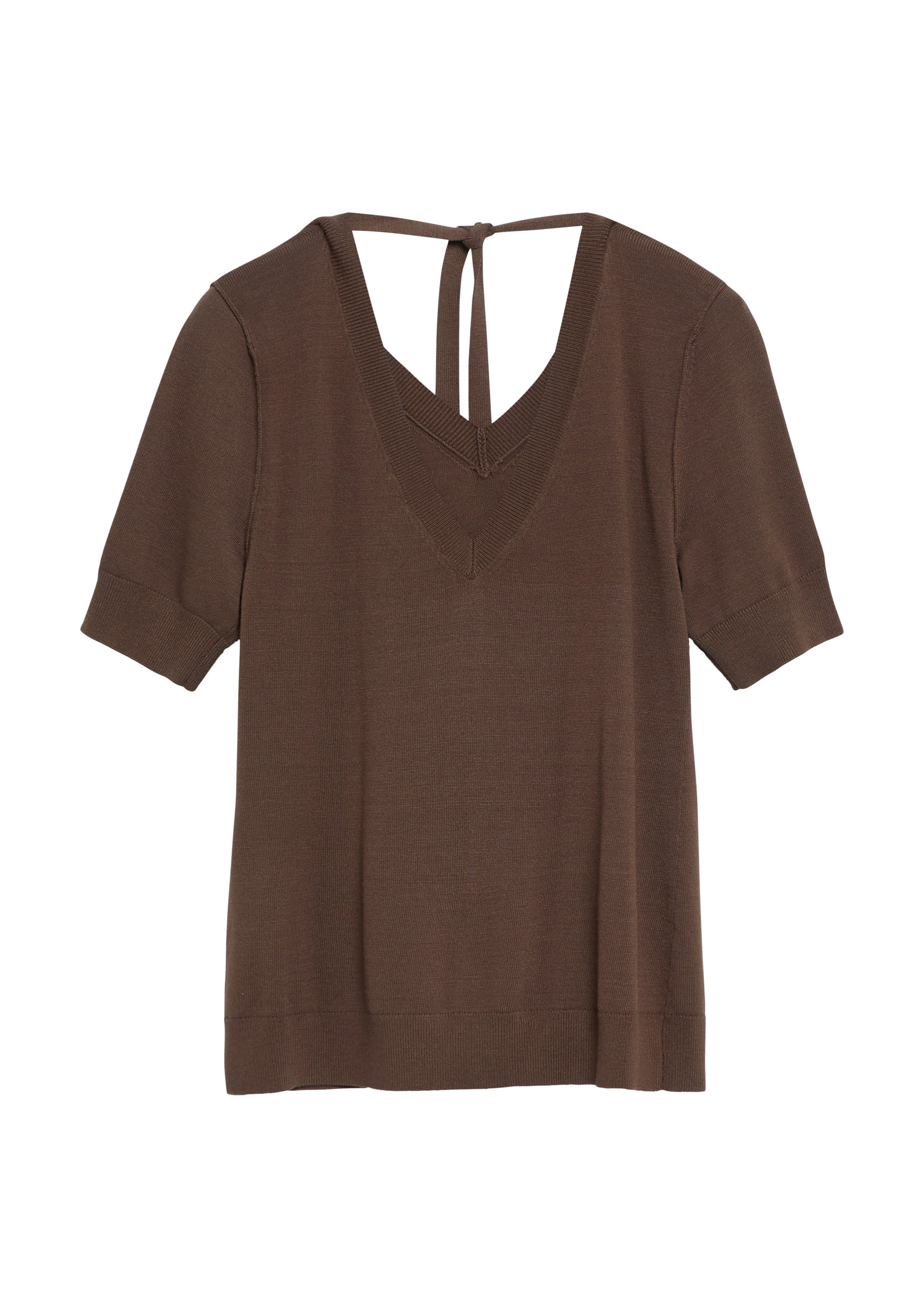 COMMA Pull-over en brun foncé, Vue avec produit