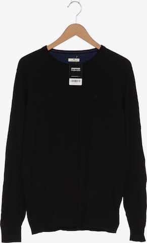 TOM TAILOR DENIM Sweater & Cardigan in XL in Black: front