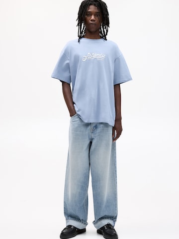 Pull&Bear T-Shirt 'ATLANTA' in Grau