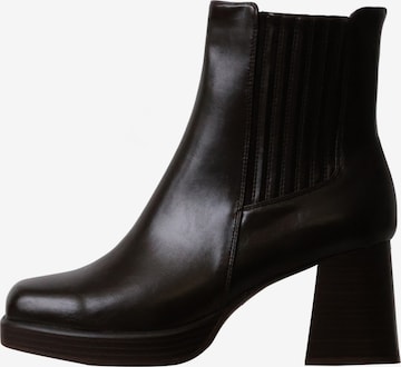 Ankle boots 'Stiefeletten mit Absatz' di Findlay in marrone: frontale