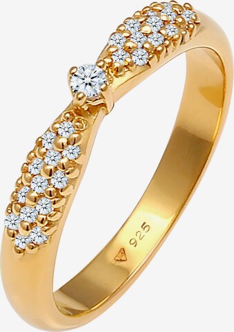 Elli DIAMONDS Ring, Verlobungsring in Gold: predná strana