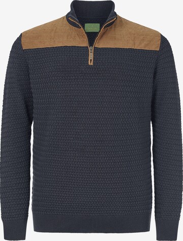 Charles Colby Sweater 'Earl Filibert' in Blue: front