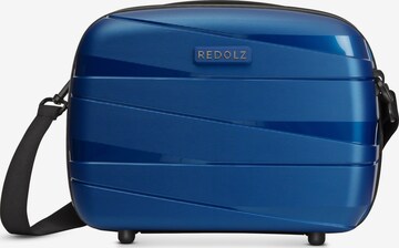 Trousses de toilette 'Essentials' Redolz en bleu : devant