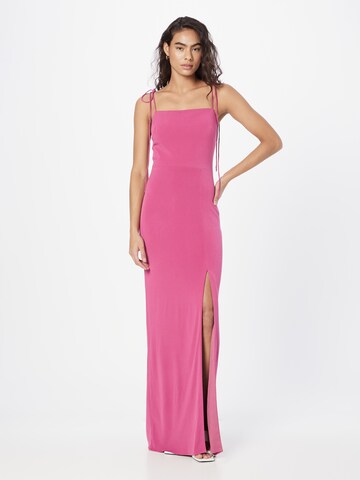 Unique Evening dress in Pink: front