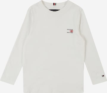 T-Shirt TOMMY HILFIGER en blanc : devant