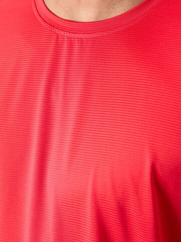 T-Shirt fonctionnel Tommy Life en rouge