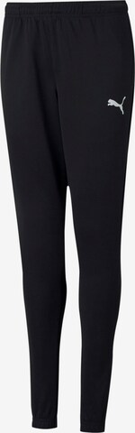 PUMA Regular Workout Pants 'Teamrise' in Black: front