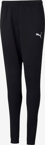 Regular Pantalon de sport 'Teamrise' PUMA en noir : devant