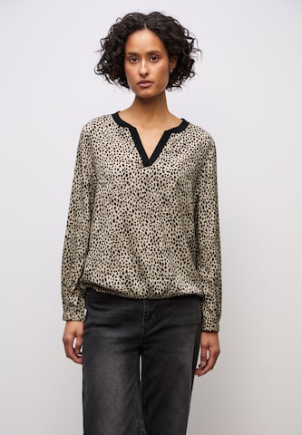 STREET ONE Blouse in Beige: front