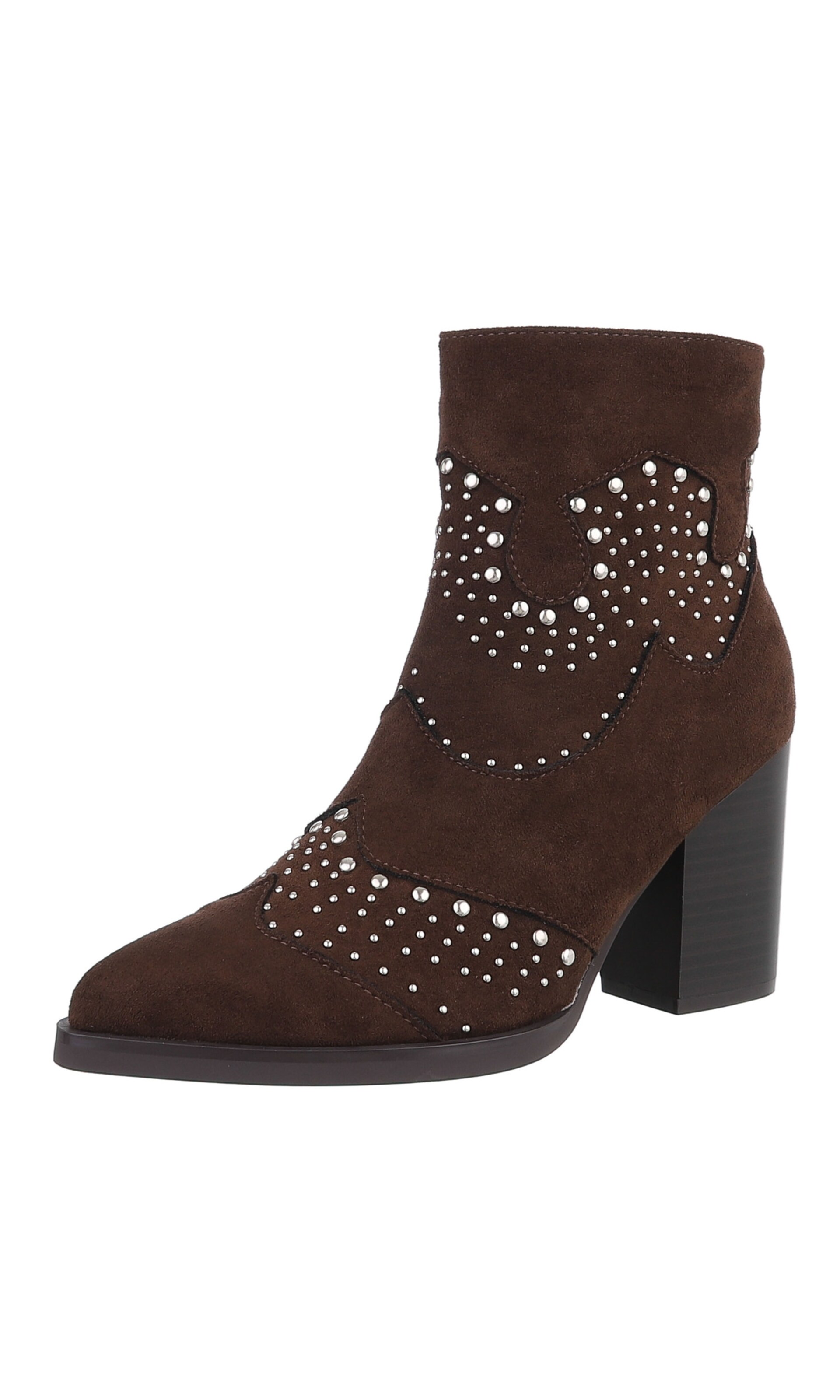 Ital-Design Ankle Boots in Brown: front