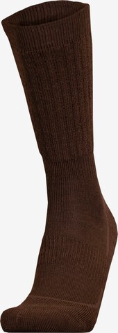 UphillSport Athletic Socks 'ROVA' in Brown: front