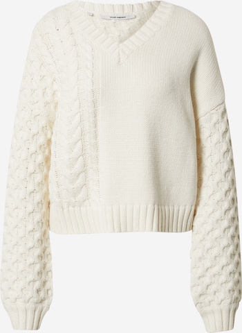 Oval Square Sweater 'Power' in Beige: front