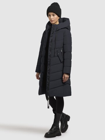 khujo - Sobretudo de inverno 'Mikia2' em azul